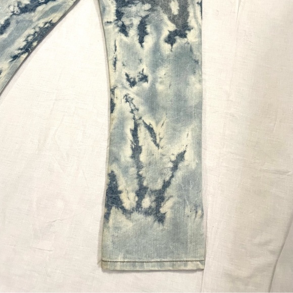 Upcycled Ocean Galaxy Jeans Size 32 x 30 8 10 12 - Picture 12 of 14